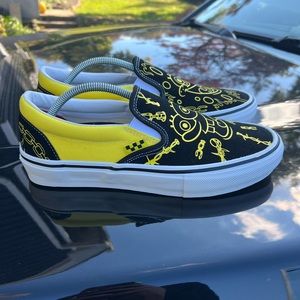 VANS X Spongebob Skate Slip On Gigliotti VN0A5FCAZAU  Men’s Size 8.5